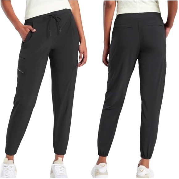 Athleta Go Far Travel Pant Jogger Black Size 0 - Picture 9 of 13